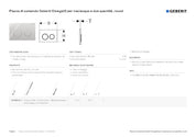 GEBERIT PIASTRA OMEGA20