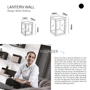 LIGHT POINT LANTERN W1 BLACK