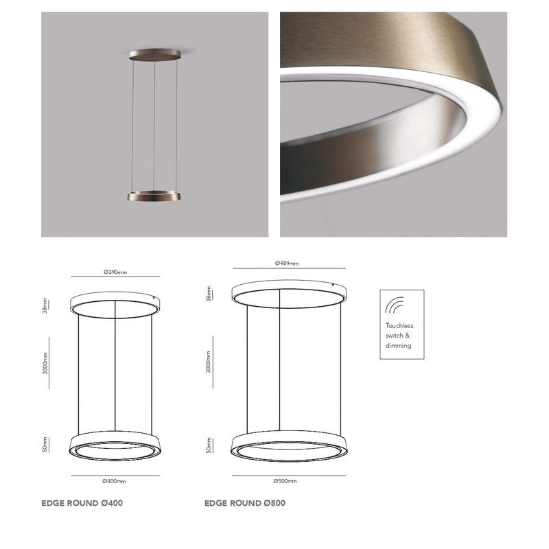 LIGHT POINT EDGE ROUND Ø400 10W+20W LED