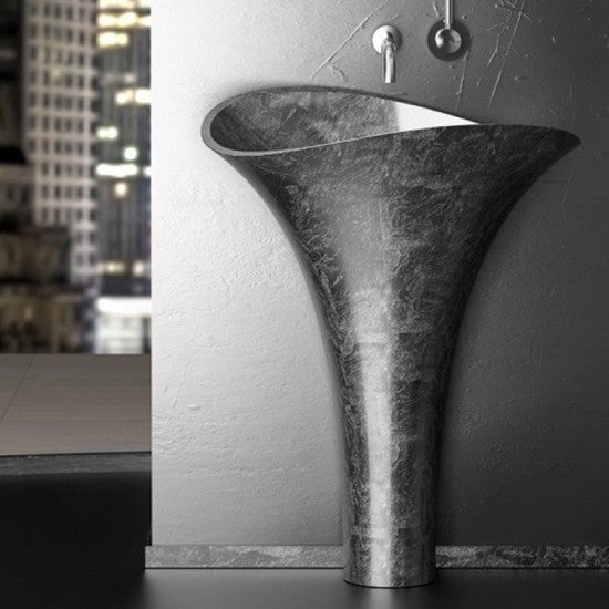 GLASS DESIGN FLOWER EVOLUTION LAVABO FREESTANDING