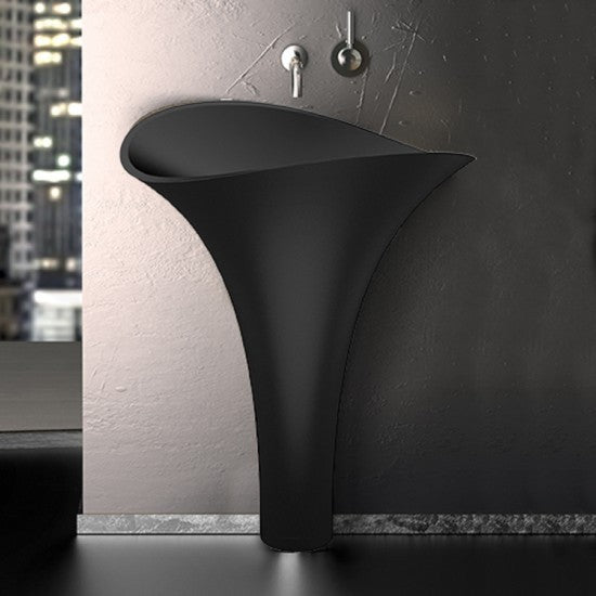 GLASS DESIGN FLOWER EVOLUTION LAVABO FREESTANDING