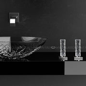 GLASS DESIGN ICE OVAL SMALL LAVABO