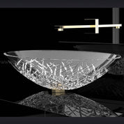 GLASS DESIGN ICE OVAL XL LAVABO