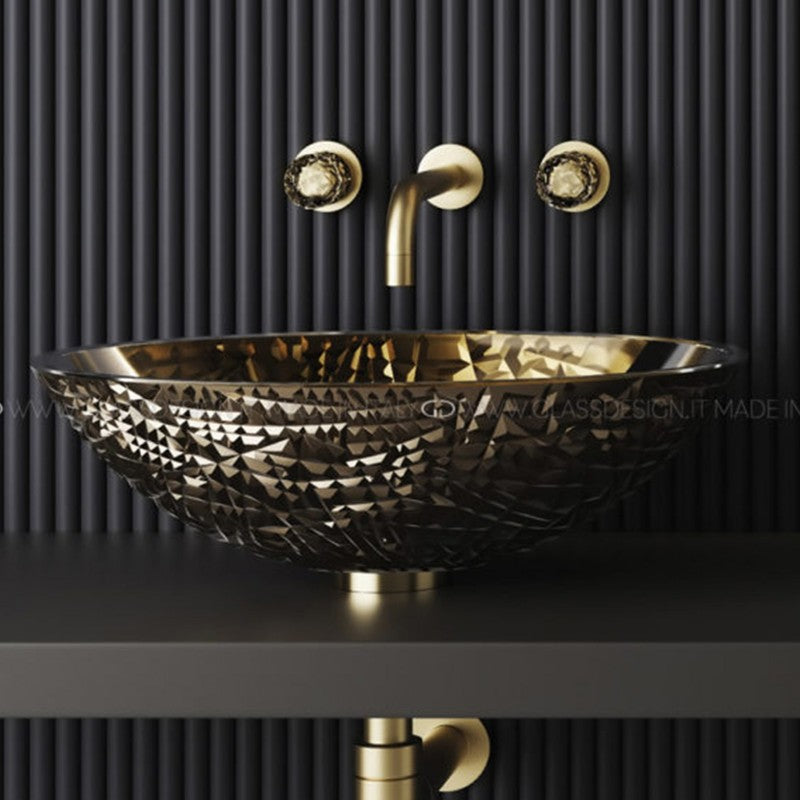 GLASS DESIGN ICE OVAL LUX LAVABO