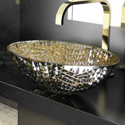 GLASS DESIGN ICE OVAL LUX XL LAVABO