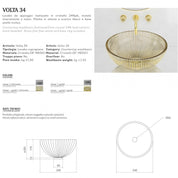 GLASS DESIGN VOLTA 34 LAVABO