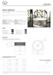 GLASS DESIGN ROYAL ABSOLUTE 40 LAVABO