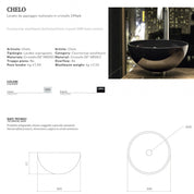 GLASS DESIGN CHELO WASHBASIN