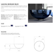 GLASS DESIGN LAVABO LAGUNA MURANO