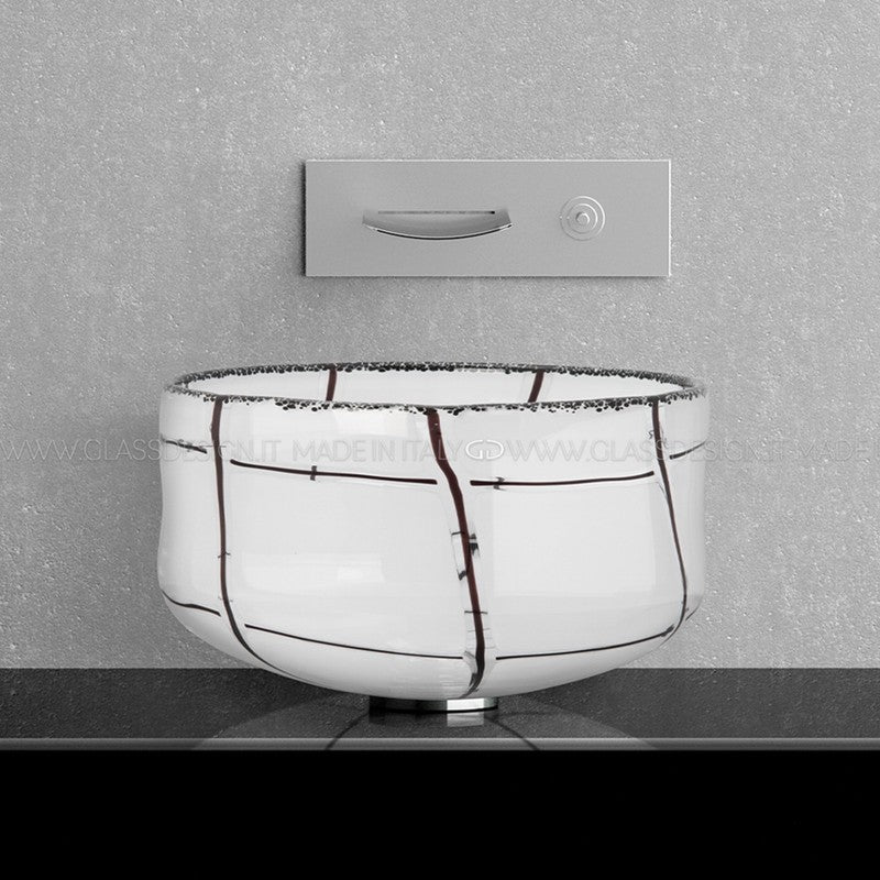 GLASS DESIGN CANALE MURANO LAVABO