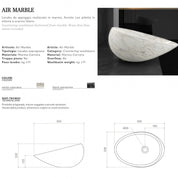 GLASS DESIGN AIR MARBLE LAVABO