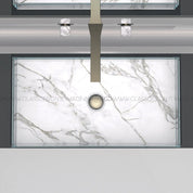 GLASS DESIGN SKYLINE MARBLE L LAVABO