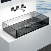 GLASS DESIGN SKYLINE MARBLE XL LAVABO