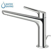 ZUCCHETTI MEDAMEDA MIX BASIN MIXER WITH EXTENDED SPOUT, AERATOR AND WASTE