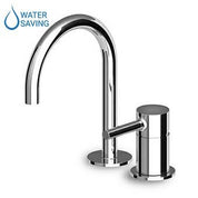 ZUCCHETTI PAN MIX MONOCOMANDO LAVABO 2 FORI CON BOCCA GIREVOLE E AERATORE