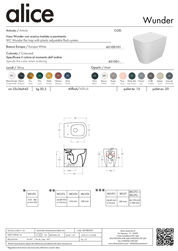 ALICE CERAMICA WUNDER FLOOR-STANDING TOILET