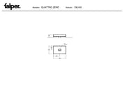 FALPER QUATTRO.ZERO LAVABO IN CRISTALPLANT