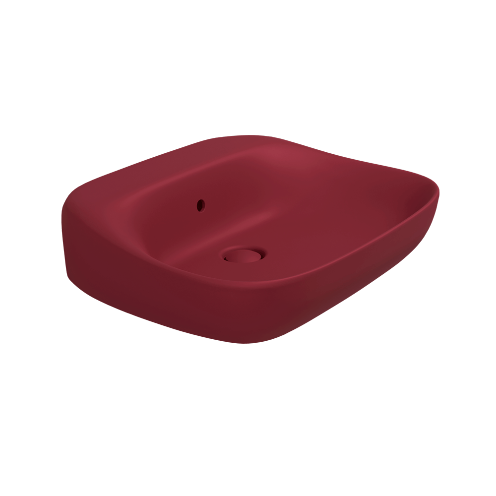 FLAMINIA FLUO 60 LAVABO DA APPOGGIO E PARETE