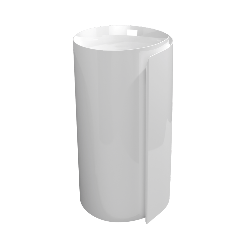 FLAMINIA MONOROLL LAVABO FREESTANDING A PARETE
