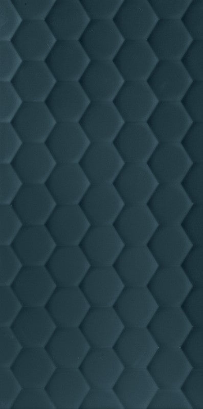 MARCA CORONA 4D.HEXAGON DEEP BLU MATT