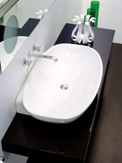 FLAMINIA NUDA 95 LAVABO DA APPOGGIO-SOSPESO