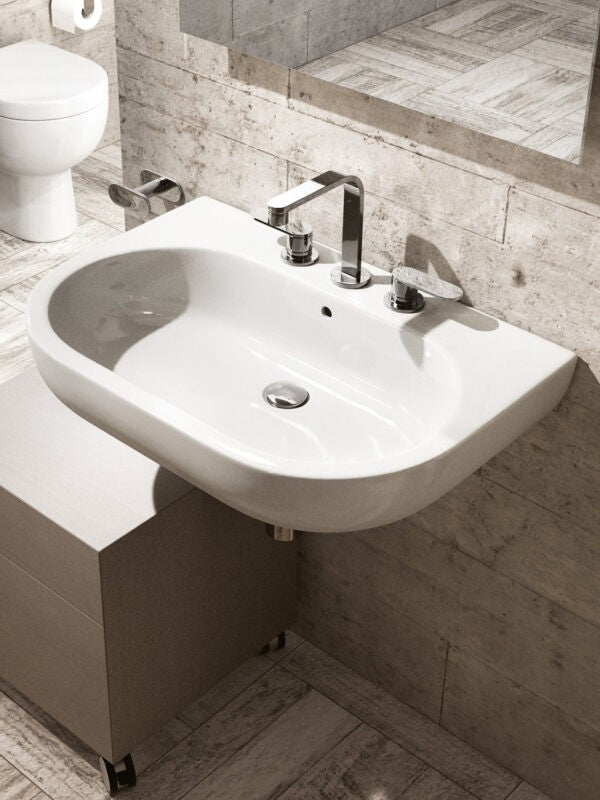 FLAMINIA PASS 72 LAVABO DA APPOGGIO-PARETE