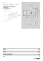 KALDEWEI PURO COUNTERTOP WASHBASIN