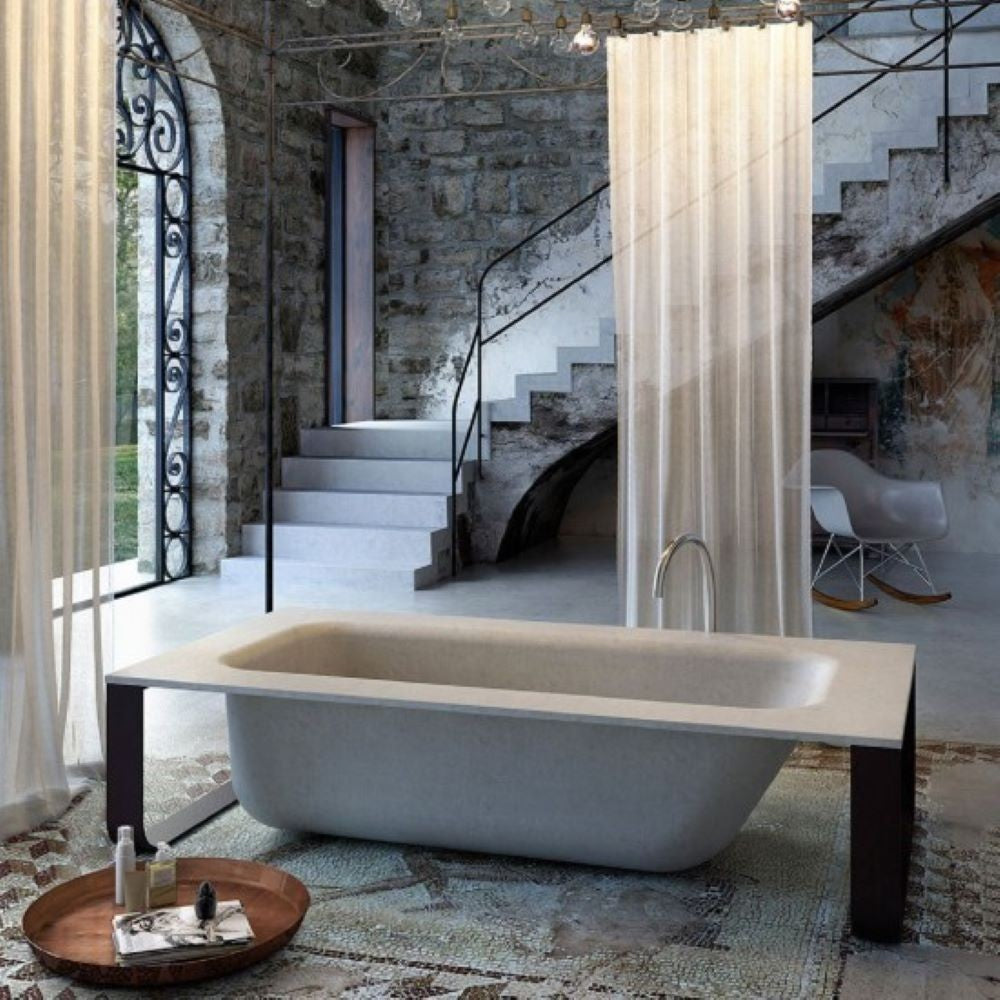 GLASS CONCRETE BATH VASCA