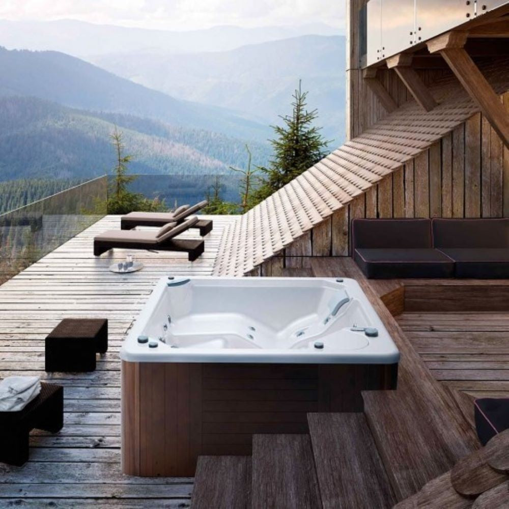 GLASS MINIPISCINA MYSPA 195_E NATURALWOOD