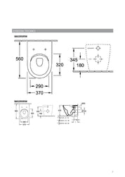 VILLEROY & BOCH SUBWAY 2.0 FLOOR-STANDING TOILET