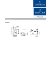 VILLEROY & BOCH SUBWAY 2.0 BIDET A TERRA