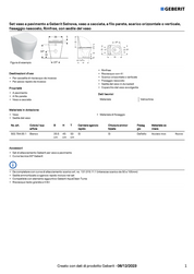 GEBERIT SELNOVA SET VASO C/COPRIWC SOFT-CLOSE + BIDET