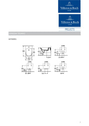 VILLEROY & BOCH  SUBWAY 3.0 BIDET SOSPESO