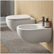 GEBERIT SELNOVA SET VASO SOSPESO C/COPRIWC SOFT-CLOSE + BIDET