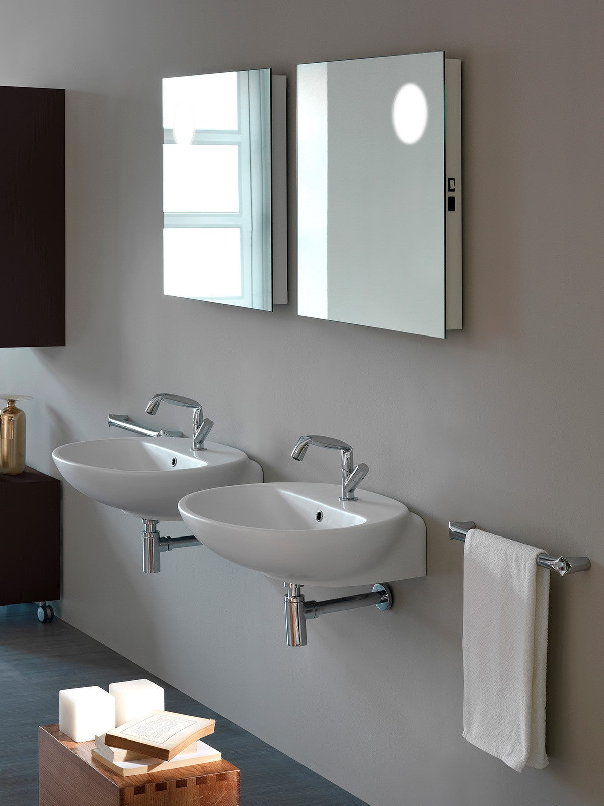 FLAMINIA NUDA 60 LAVABO DA APPOGGIO-SOSPESO