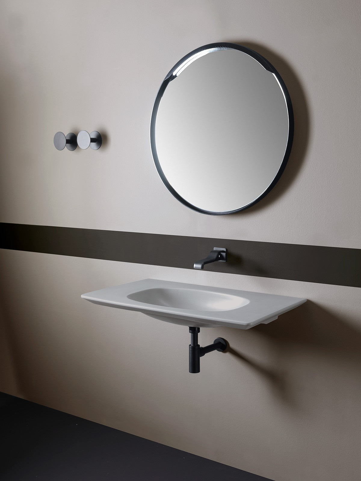 FLAMINIA NUDAFLAT 90 LAVABO A PARETE