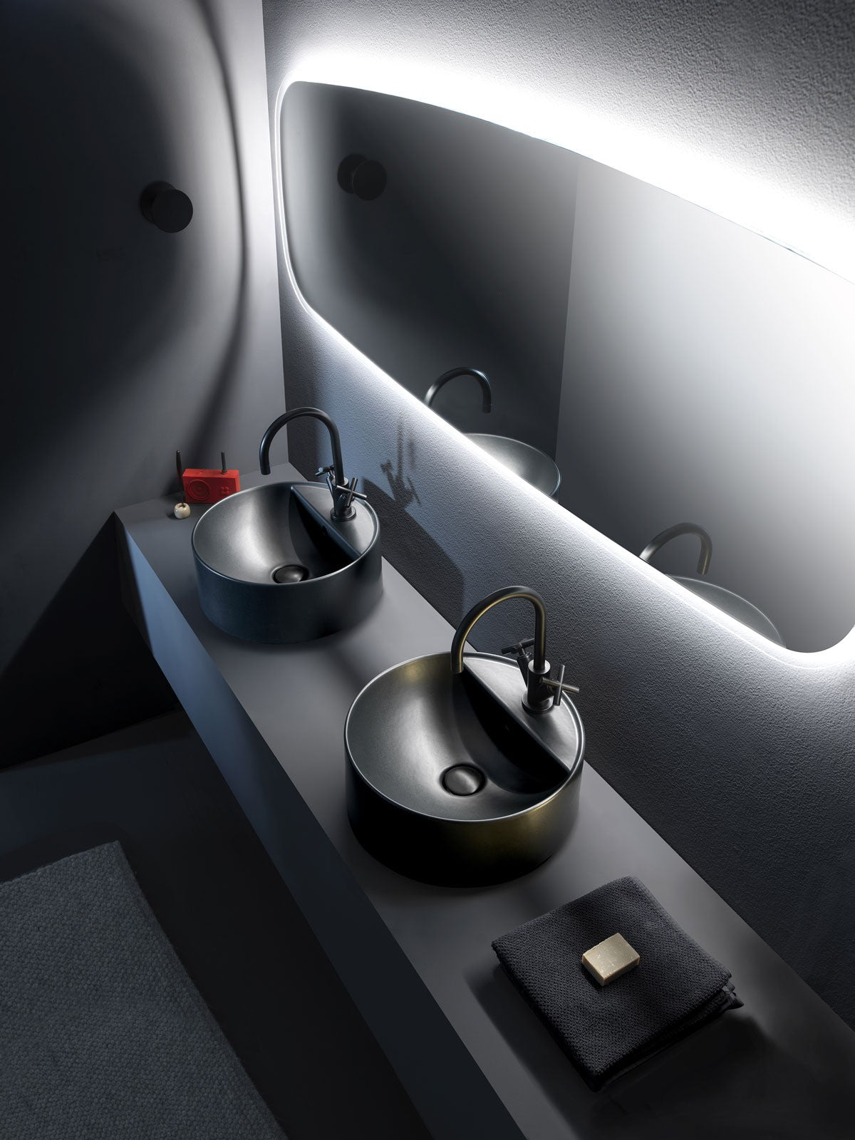 FLAMINIA TWIN SET SLIM 42 LAVABO DA APPOGGIO