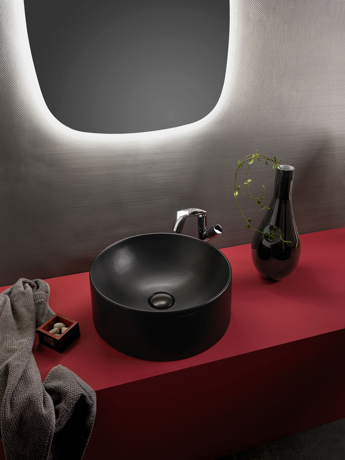 FLAMINIA TWIN SET SLIM 42 LAVABO DA APPOGGIO