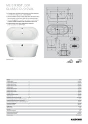 KALDEWEI MEISTERSTÜCK CLASSIC DUO OVAL