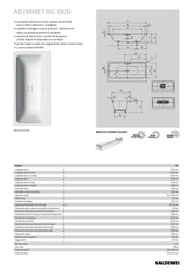 KALDEWEI VASCA MEISTERSTUCK ASYMMETRIC DUO