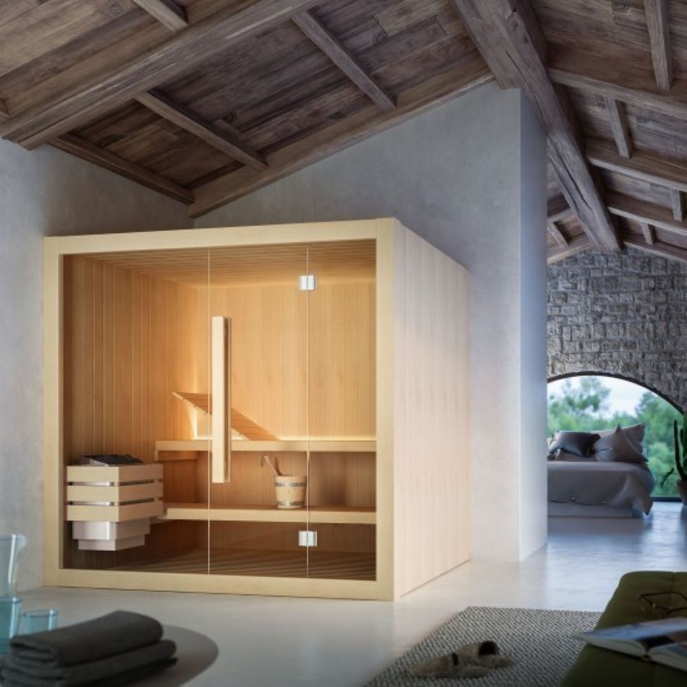 GLASS HOSHI SAUNA FINLANDESE 180