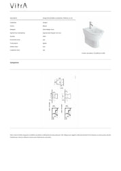 VITRA BIDET INTEGRA ROUND