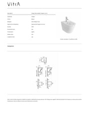 VITRA BIDET SOSPESO INTEGRA ROUND