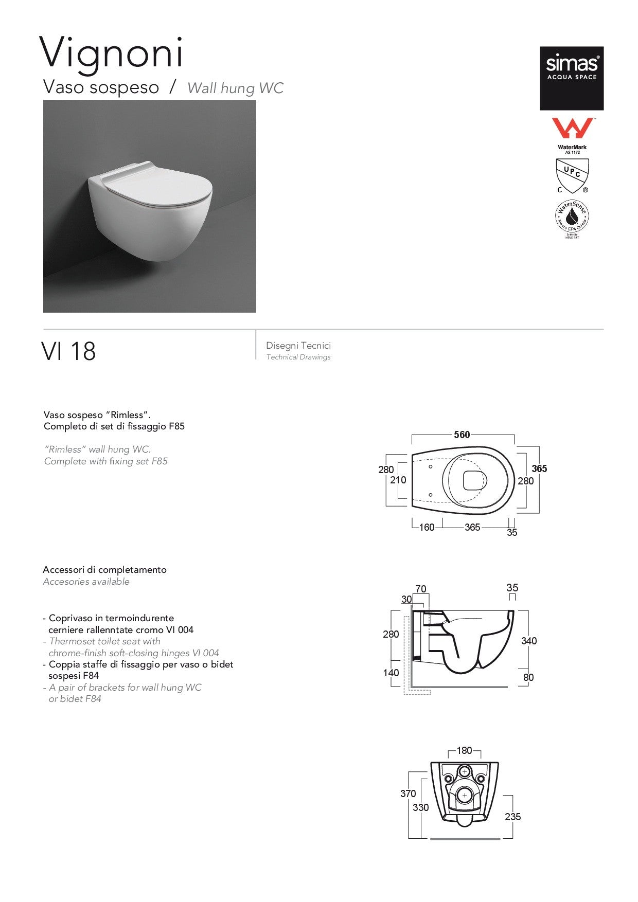 SIMAS VASO SOSPESO VIGNONI