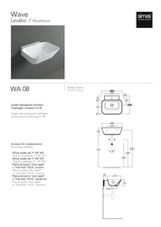 SIMAS WAVE LAVABO 48