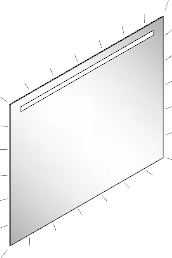 ARTELINEA SPECCHIO FLASH COLLECTION LED BAND+ LED DIFFUSION
