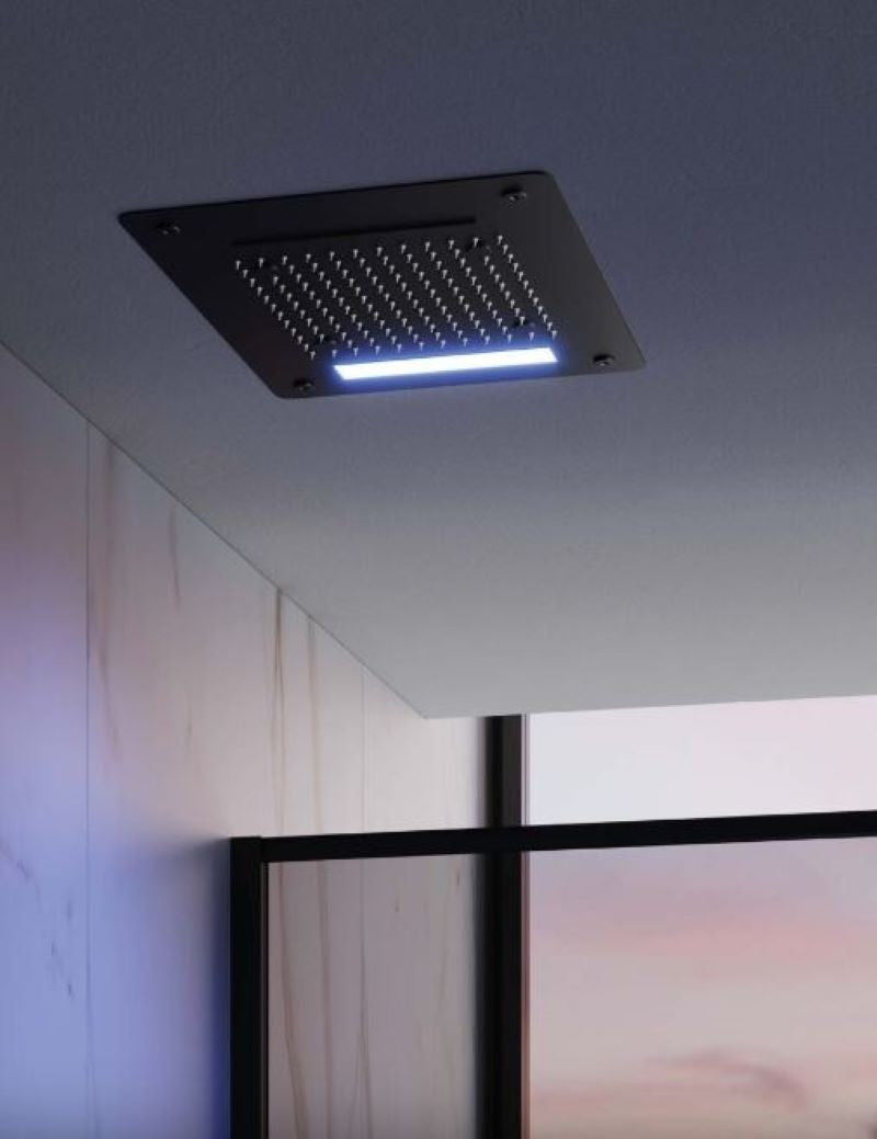 VANITADOCCE SOFFIONE WELLNESS 3LC AD INCASSO 35x45 cm CARBON