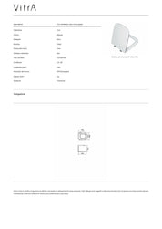 VITRA S20 TOILET SEAT IN DUROPLAST