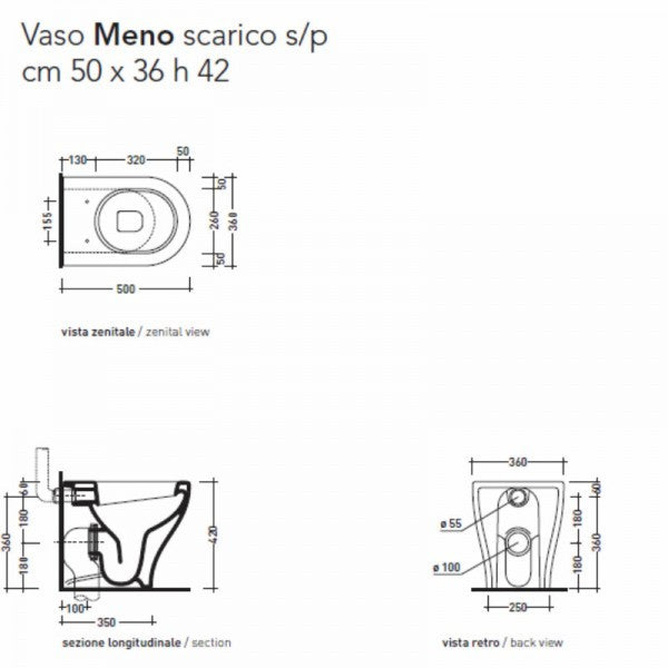 FLAMINIA MENO VASO A PAVIMENTO