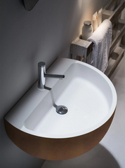 FALPER BOWL LAVABO DA PARETE IN CRISTALPLANT